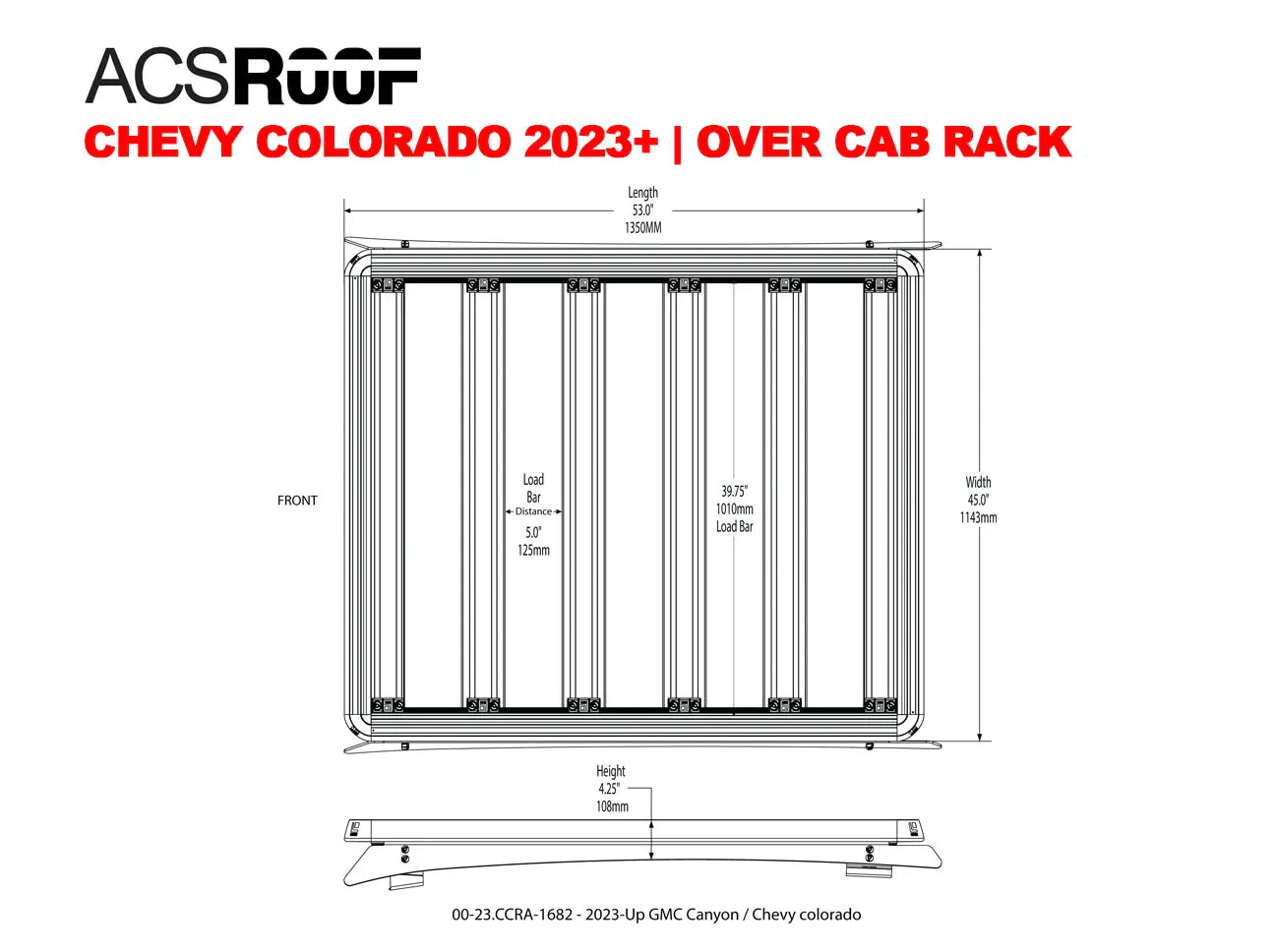 ACS ROOF | Over Cab Platform Rack for CHEVY